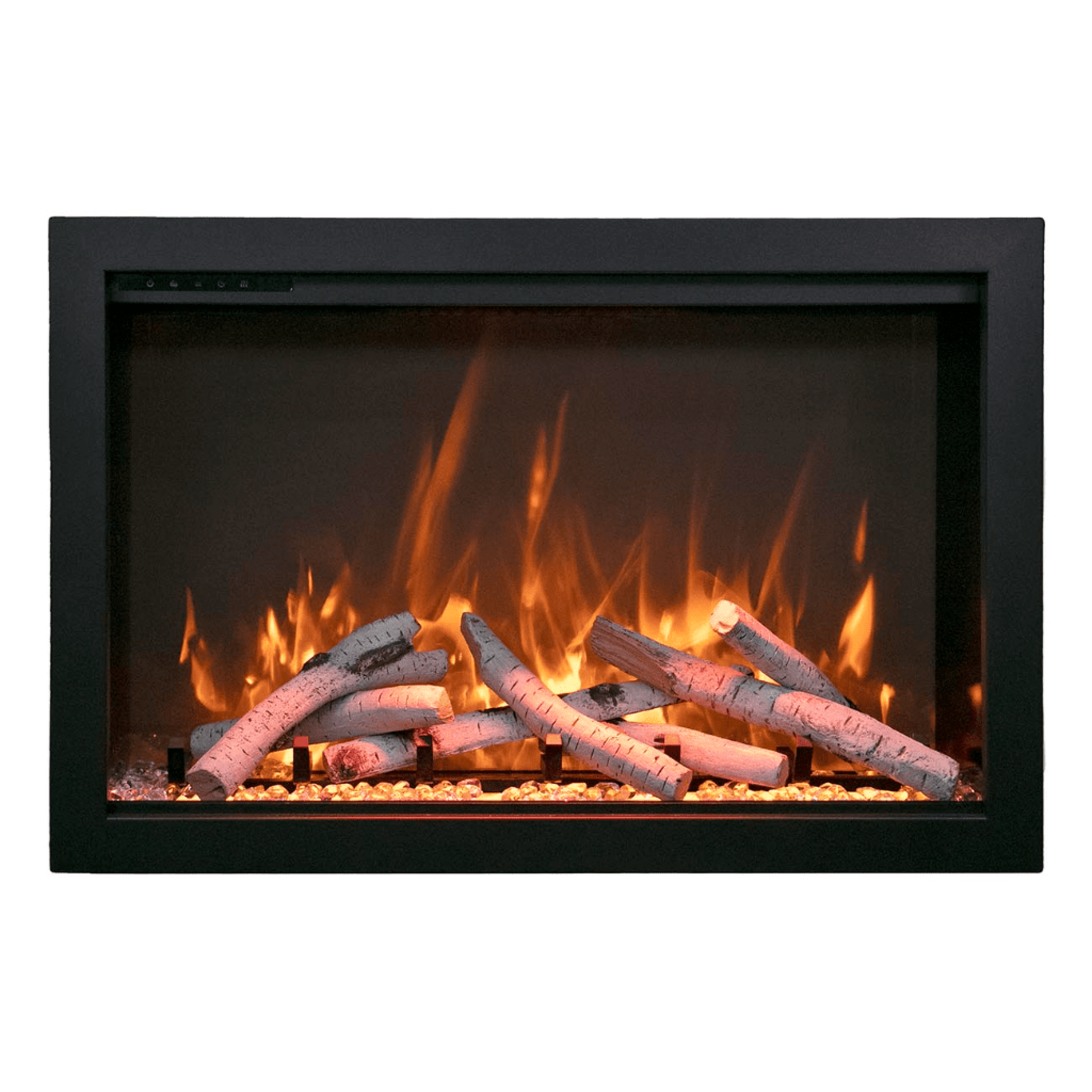 Amantii Traditional Bespoke 38" Indoor/Outdoor Smart Electric Fireplace Insert