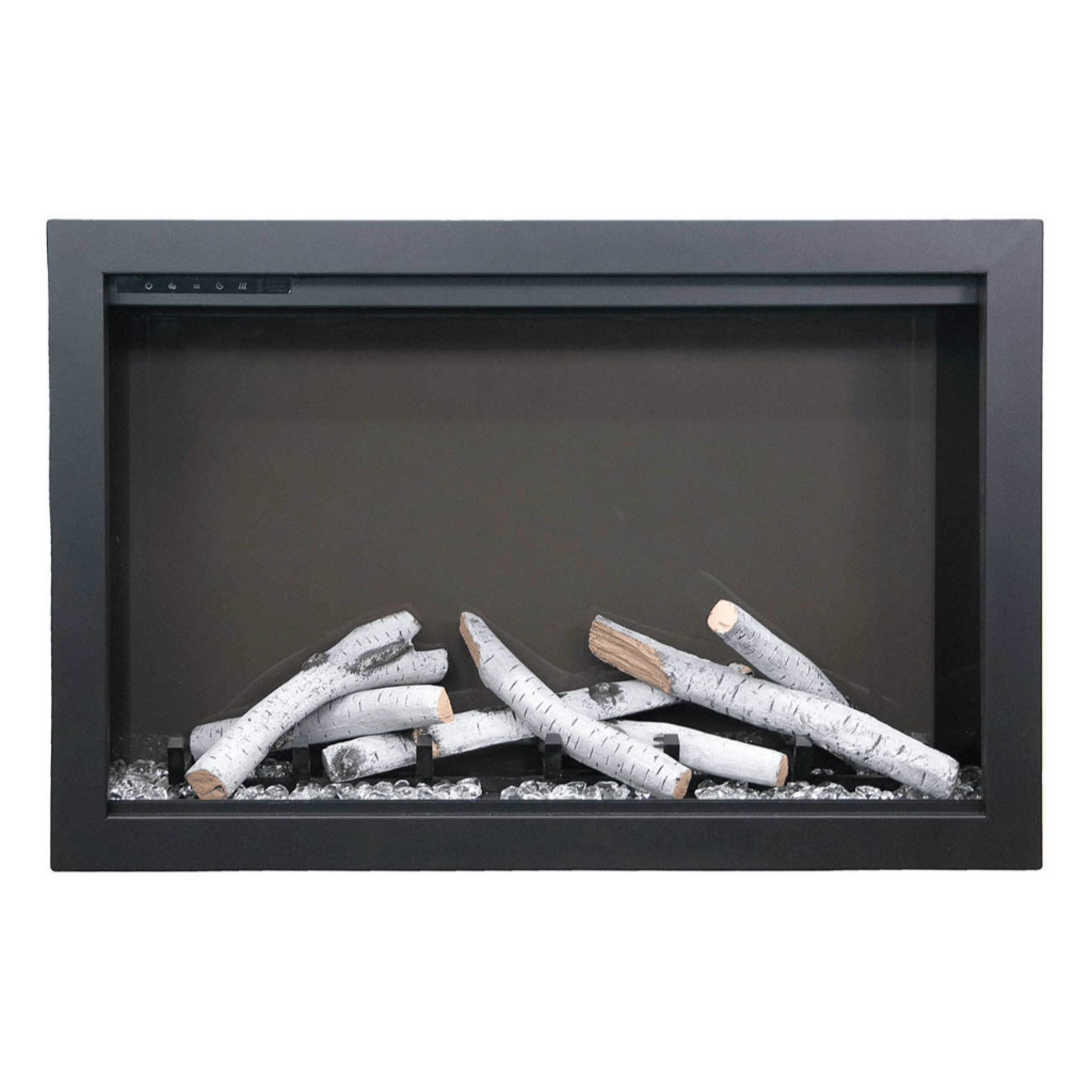 Amantii Traditional Bespoke 38" Indoor/Outdoor Smart Electric Fireplace Insert