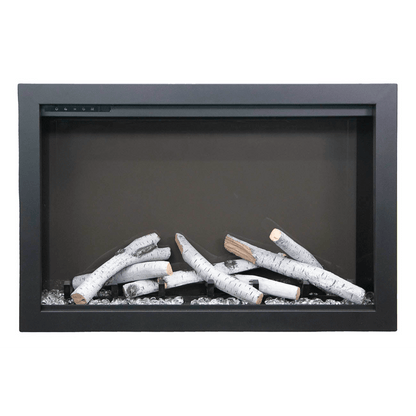 Amantii Traditional Bespoke 38" Indoor/Outdoor Smart Electric Fireplace Insert
