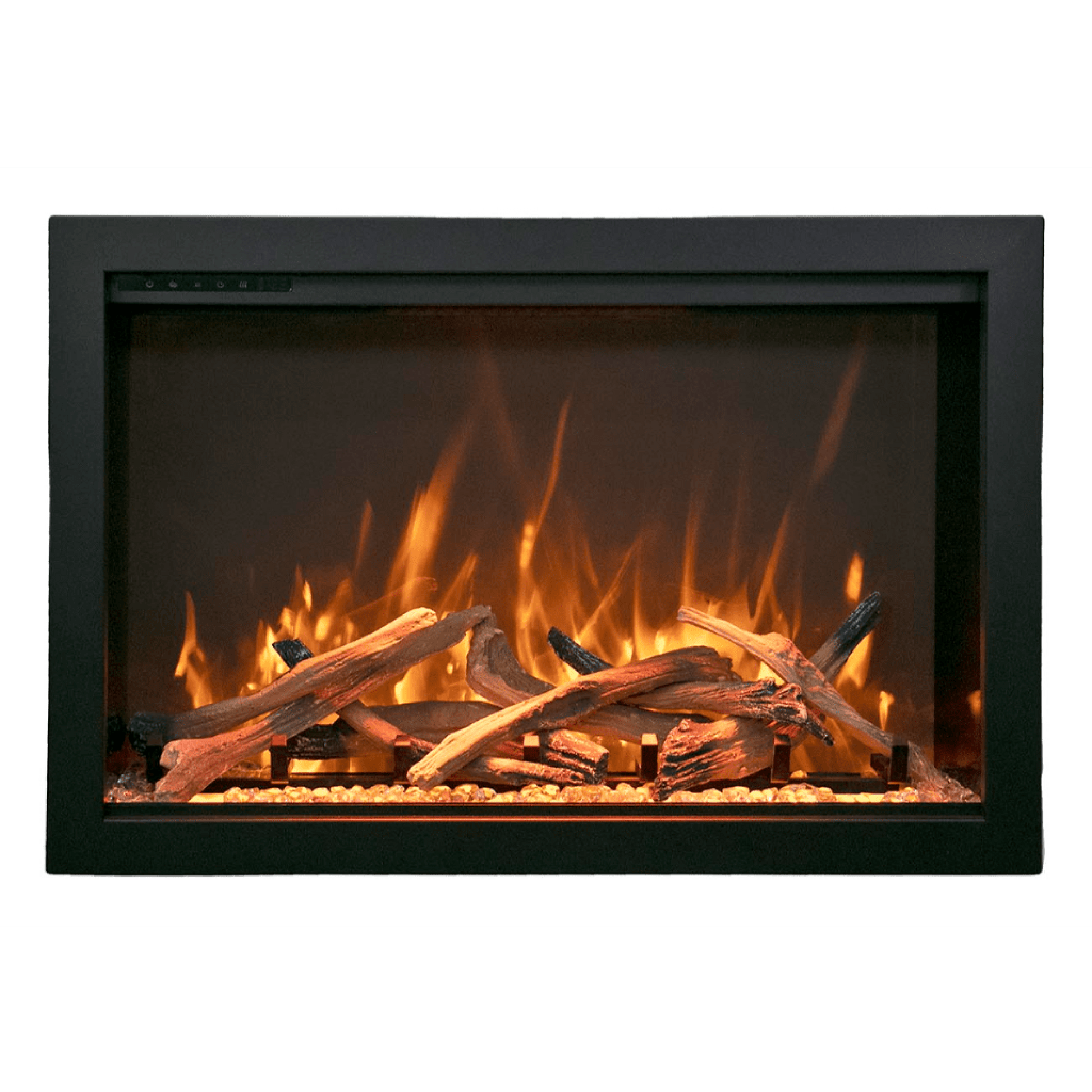 Amantii Traditional Bespoke 38" Indoor/Outdoor Smart Electric Fireplace Insert