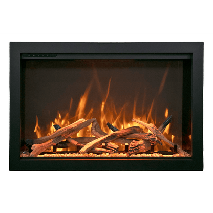 Amantii Traditional Bespoke 38" Indoor/Outdoor Smart Electric Fireplace Insert