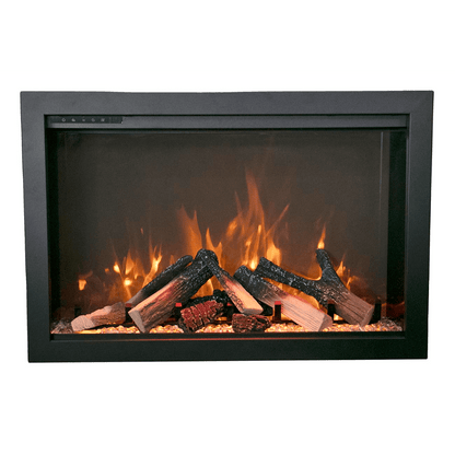 Amantii Traditional Bespoke 38" Indoor/Outdoor Smart Electric Fireplace Insert
