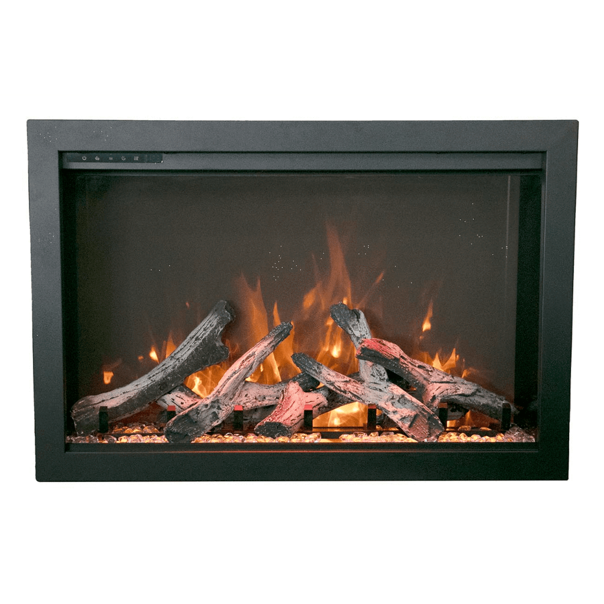 Amantii Traditional Bespoke 38" Indoor/Outdoor Smart Electric Fireplace Insert