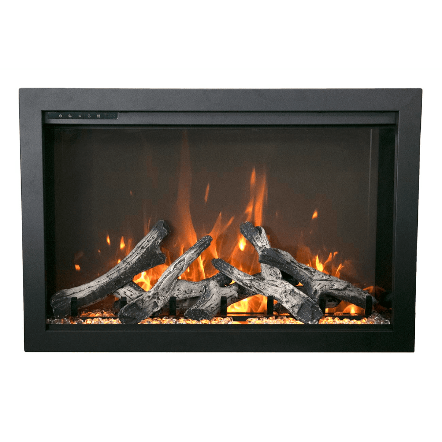 Amantii Traditional Bespoke 38" Indoor/Outdoor Smart Electric Fireplace Insert