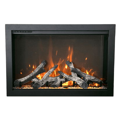 Amantii Traditional Bespoke 38" Indoor/Outdoor Smart Electric Fireplace Insert