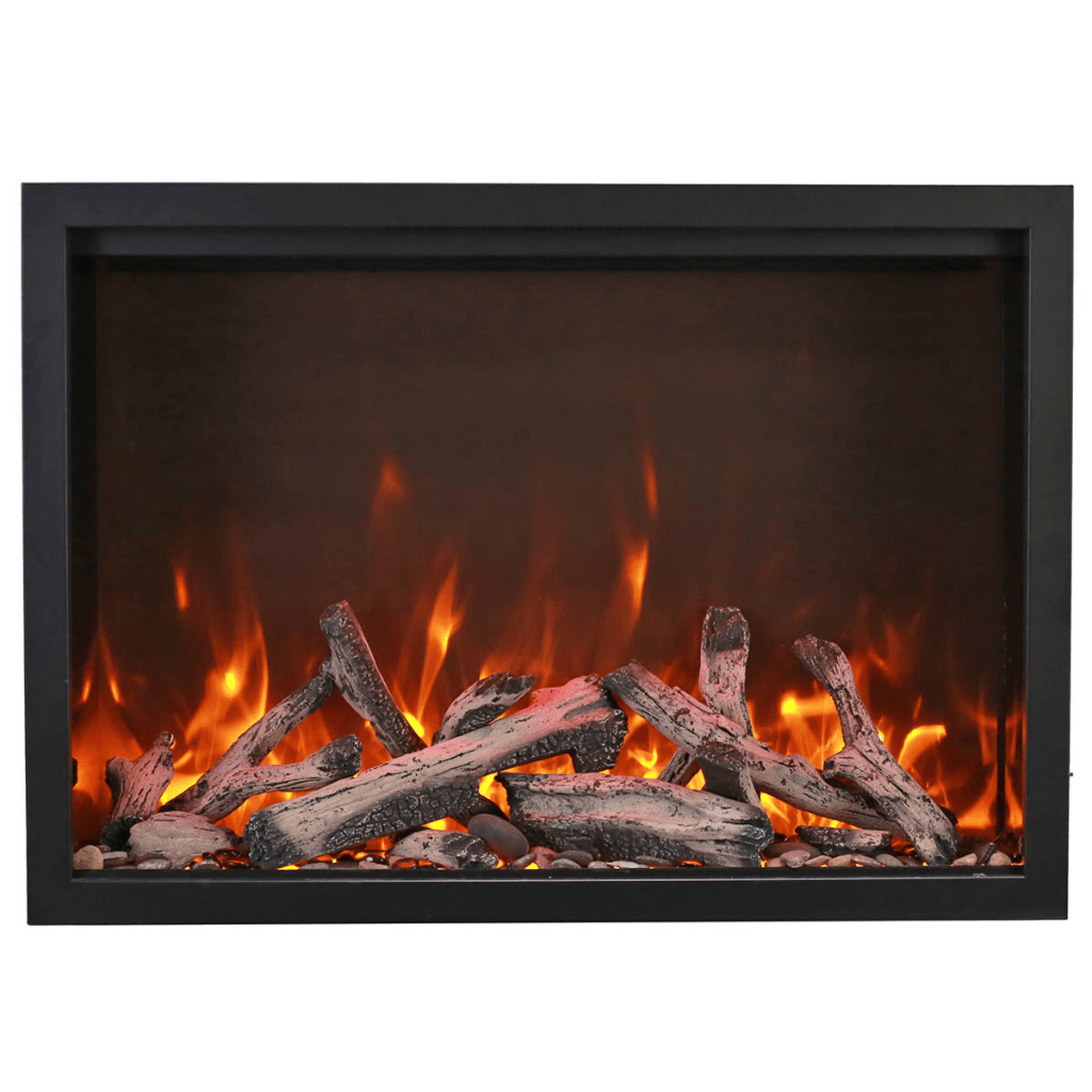 Amantii Traditional Bespoke 38" Indoor/Outdoor Smart Electric Fireplace Insert