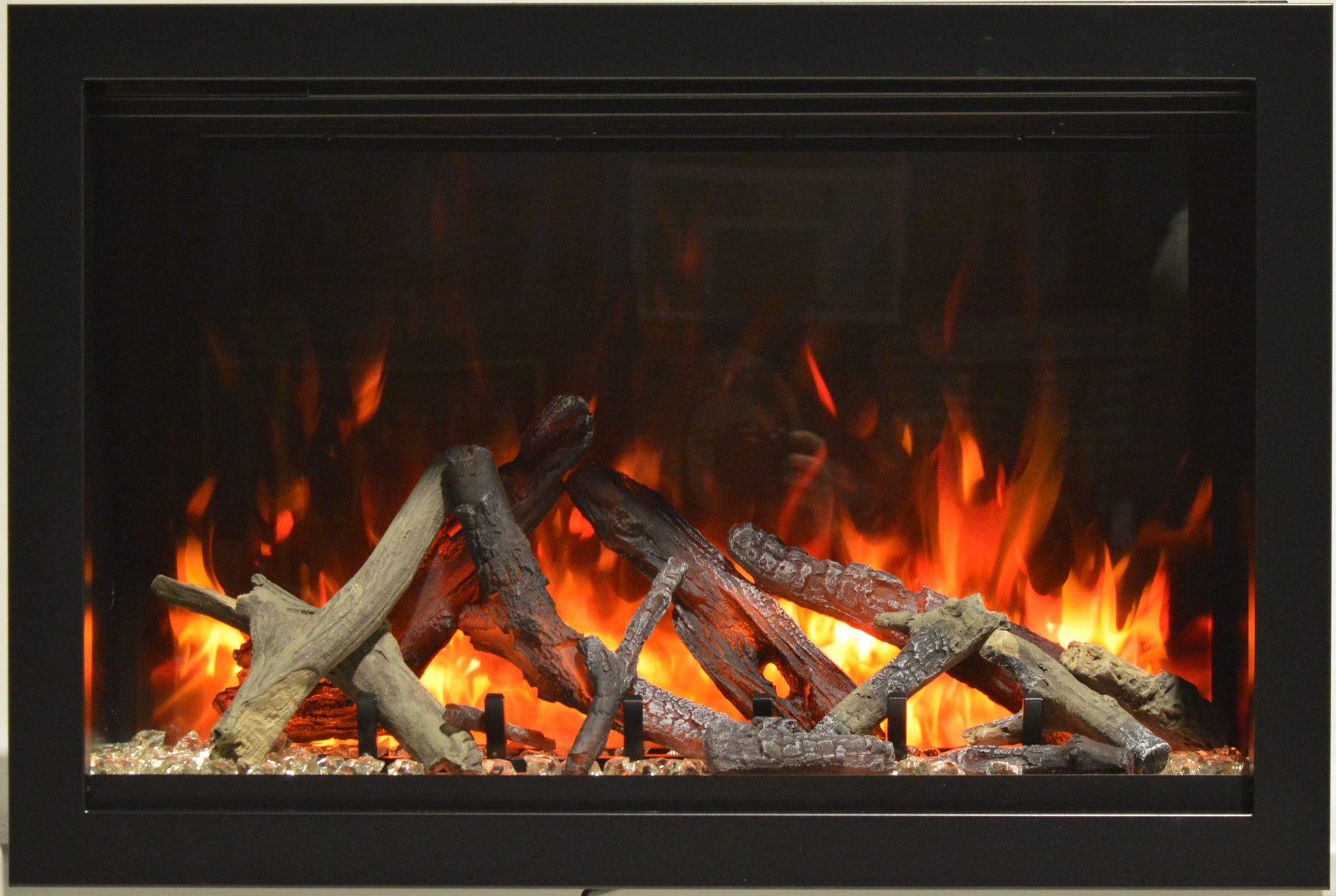 Amantii Traditional Lumina 26" Indoor/Outdoor Smart Electric Fireplace Insert