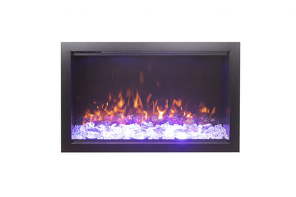 Amantii Traditional Lumina 26" Indoor/Outdoor Smart Electric Fireplace Insert