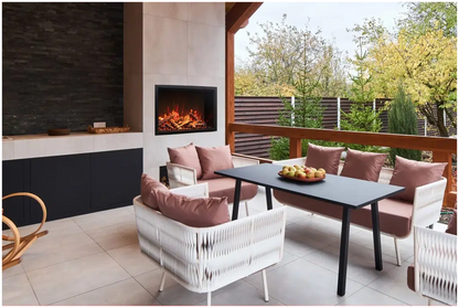Amantii Traditional Lumina 30" Indoor/Outdoor Smart Electric Fireplace Insert