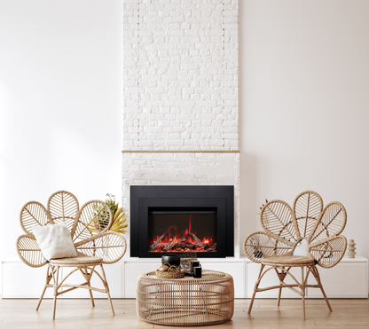Amantii Traditional Lumina 33" Indoor/Outdoor Smart Electric Fireplace Insert