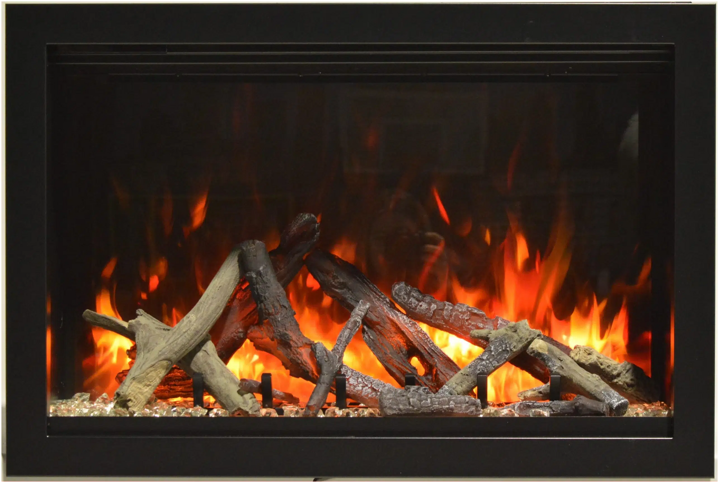 Amantii Traditional Lumina 38" Indoor/Outdoor Smart Electric Fireplace Insert