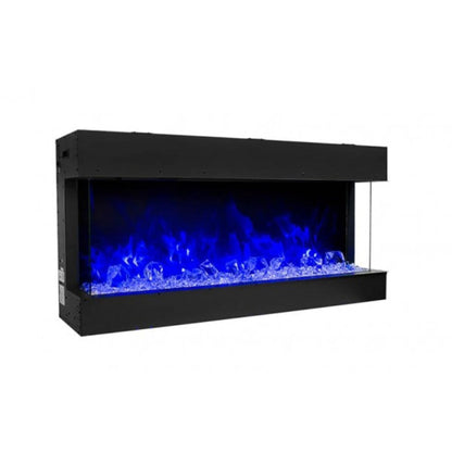 Amantii Tru-View 30" Three Sided Slim Glass Electric Fireplace