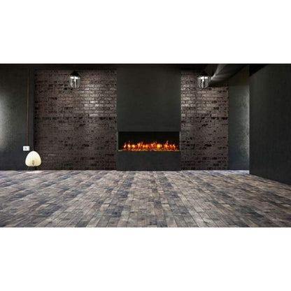 Amantii Tru-View 50" Three Sided Slim Glass Electric Fireplace