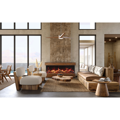 Amantii Tru View Bespoke 45" 3-Sided Indoor / Outdoor Electric Fireplace