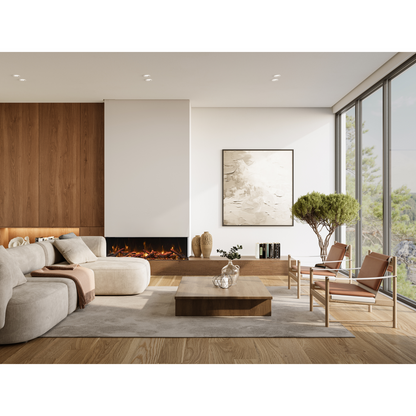 Amantii Tru View Bespoke 45" 3-Sided Indoor / Outdoor Electric Fireplace