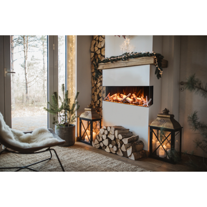 Amantii Tru View Bespoke 45" 3-Sided Indoor / Outdoor Electric Fireplace