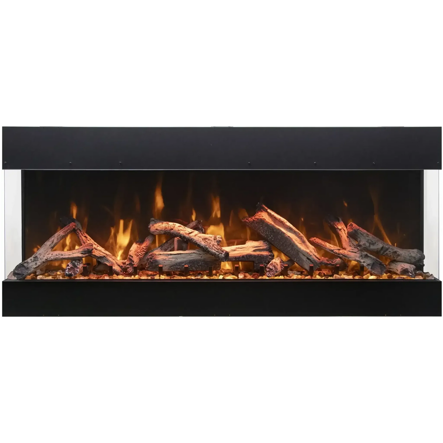 Amantii Tru View Bespoke 45" 3-Sided Indoor / Outdoor Electric Fireplace
