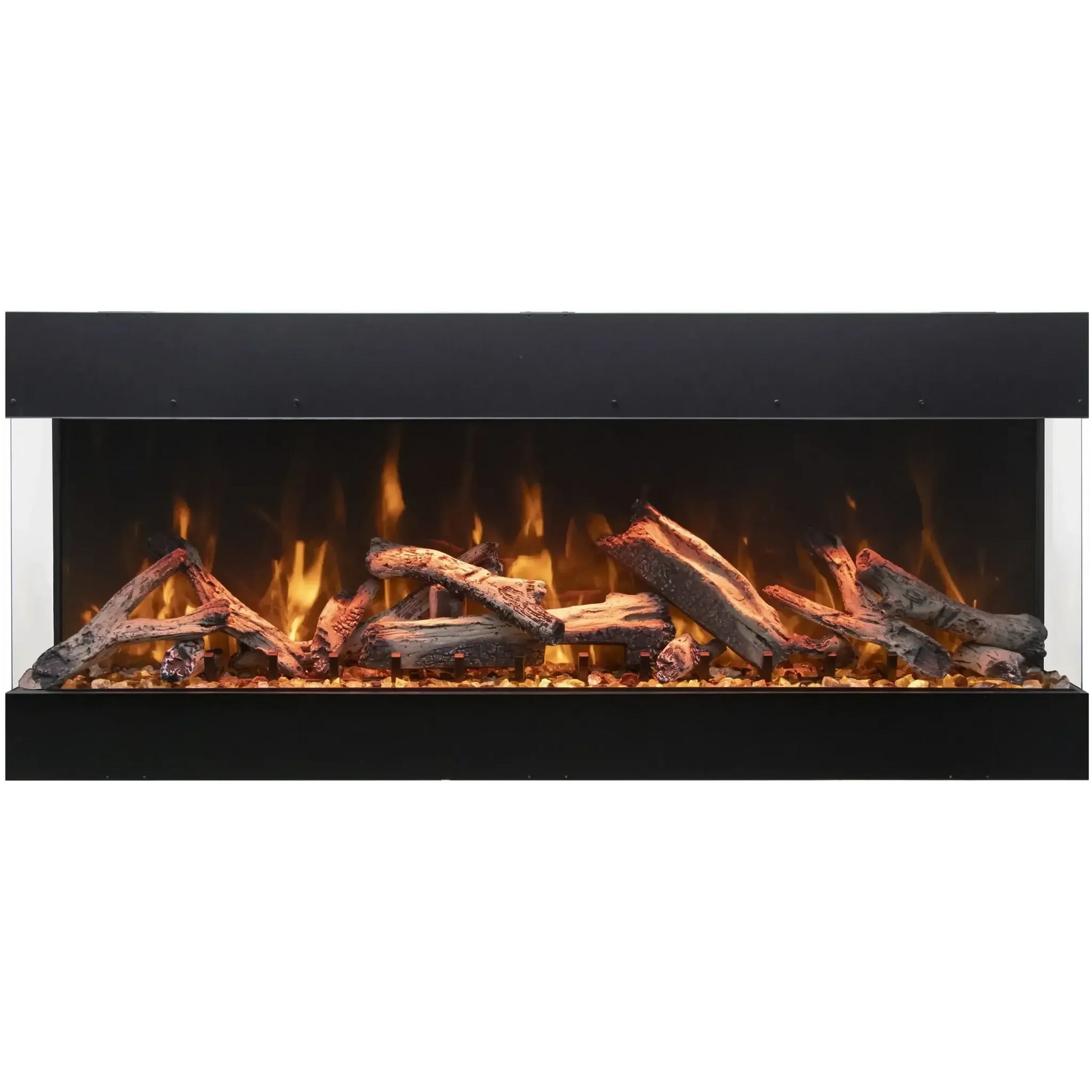 Amantii Tru View Bespoke 45" 3-Sided Indoor / Outdoor Electric Fireplace