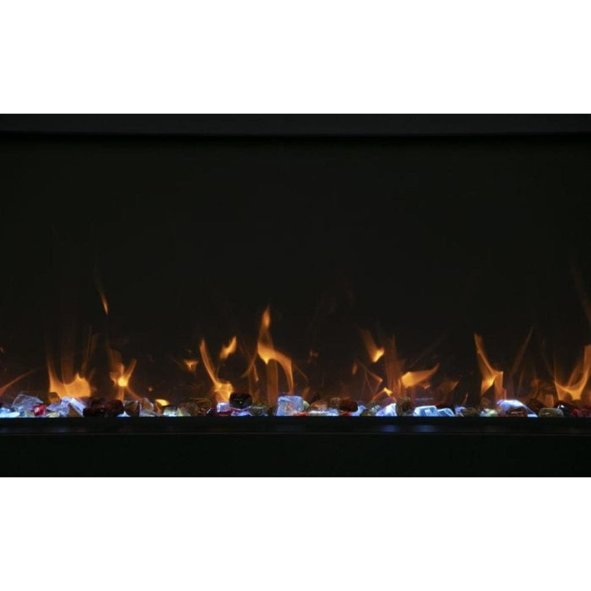 Amantii Tru View Bespoke 55" 3-Sided Indoor / Outdoor Electric Fireplace