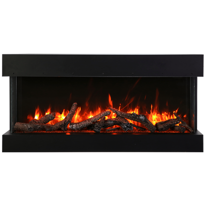 Amantii Tru View Extra Tall XL 72" 3-Sided Indoor / Outdoor Built-in Electric Fireplace