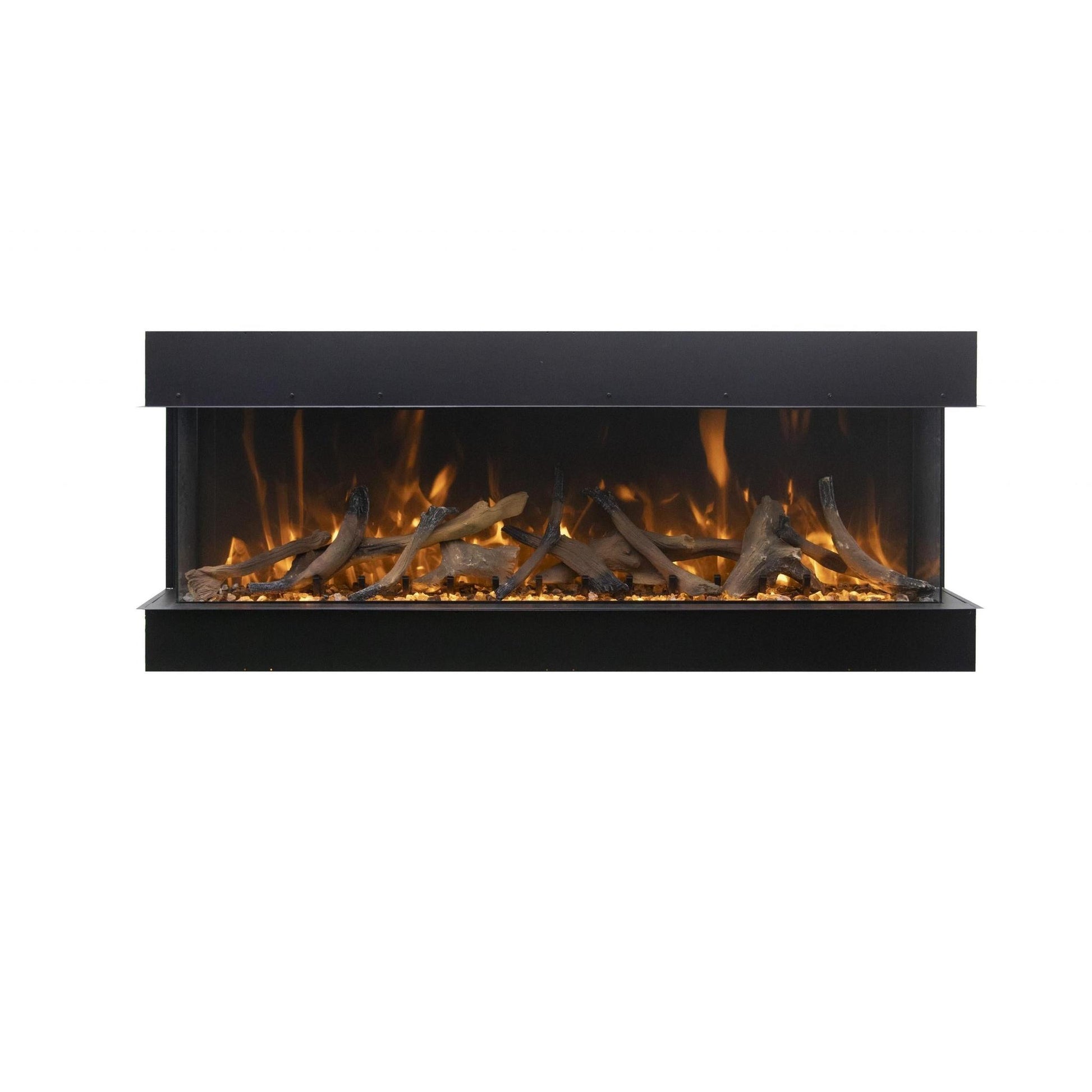 Amantii Tru View Extra Tall XL 72" 3-Sided Indoor / Outdoor Built-in Electric Fireplace