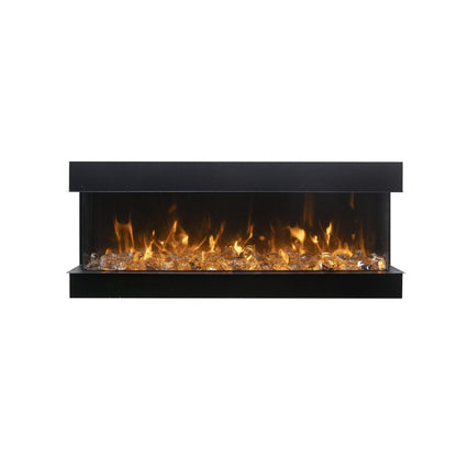 Amantii Tru View Extra Tall XL 72" 3-Sided Indoor / Outdoor Built-in Electric Fireplace