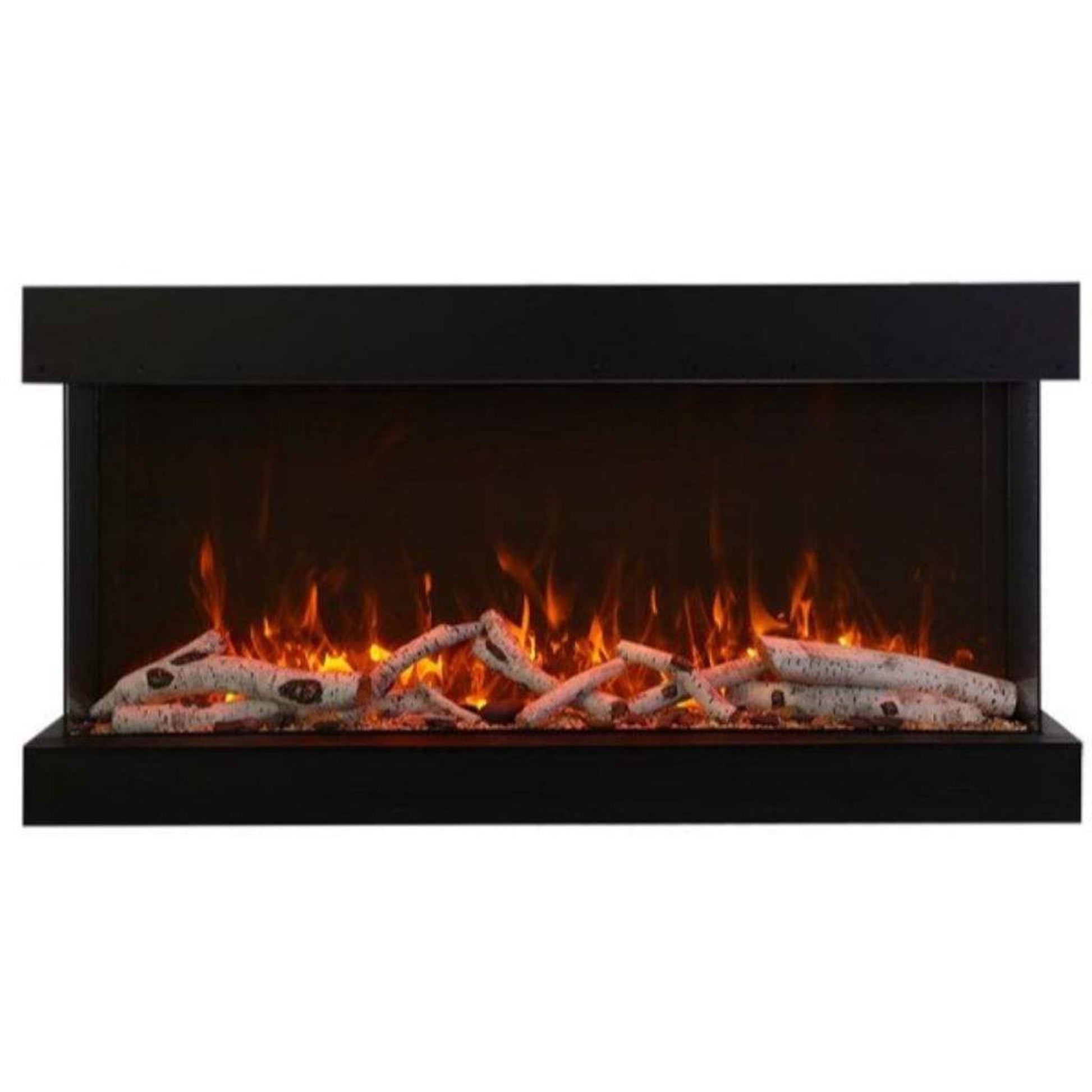 Amantii Tru View Extra Tall XL 50" 3-Sided Indoor / Outdoor Built-in Electric Fireplace