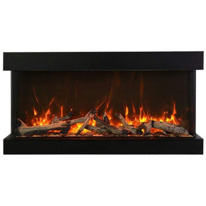 Amantii Tru View Extra Tall XL 50" 3-Sided Indoor / Outdoor Built-in Electric Fireplace