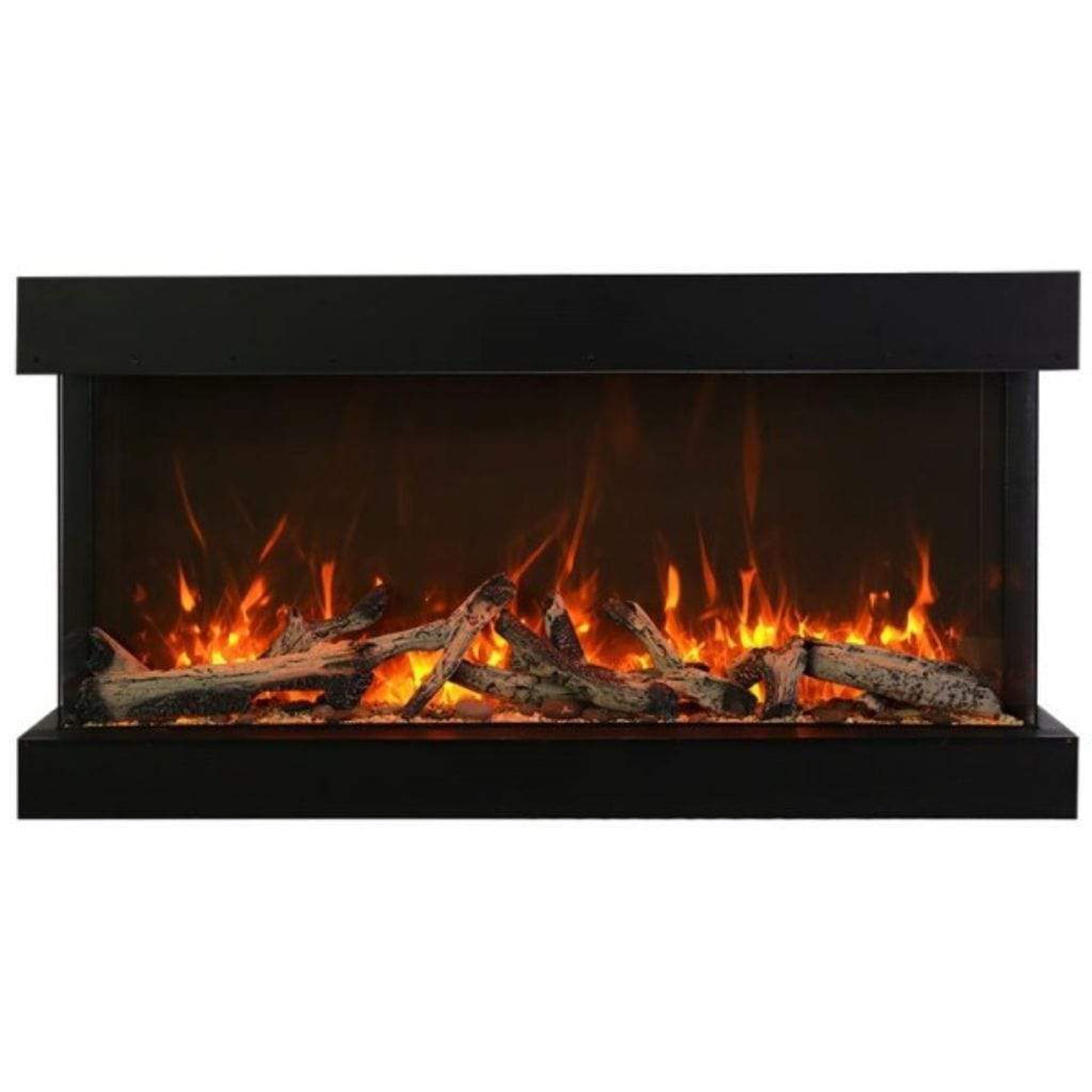 Amantii Tru View Extra Tall XL 60" 3-Sided Indoor / Outdoor Built-in Electric Fireplace