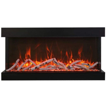 Amantii Tru View Extra Tall XL 60" 3-Sided Indoor / Outdoor Built-in Electric Fireplace