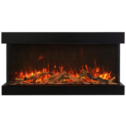 Amantii Tru View Extra Tall XL 72" 3-Sided Indoor / Outdoor Built-in Electric Fireplace