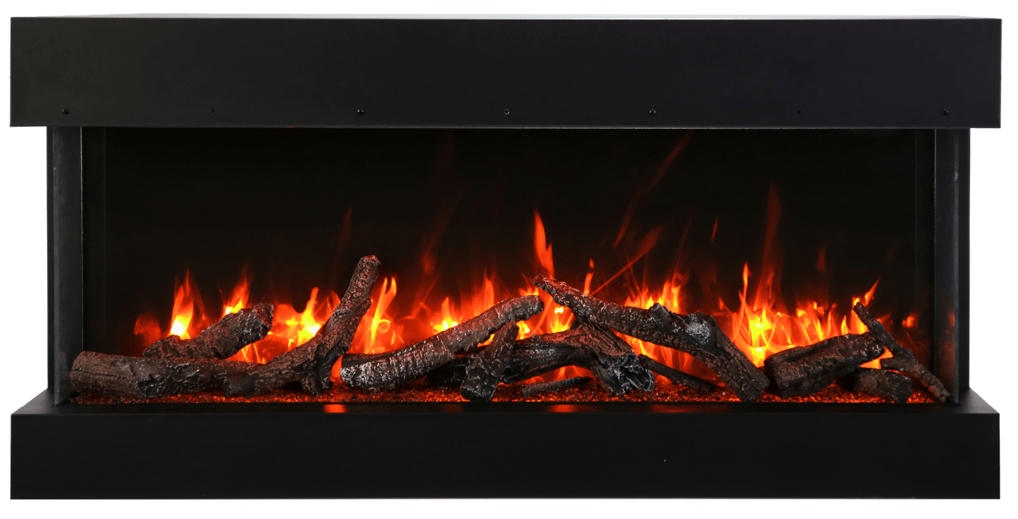 Amantii Tru View Extra Tall XL 72" 3-Sided Indoor / Outdoor Built-in Electric Fireplace