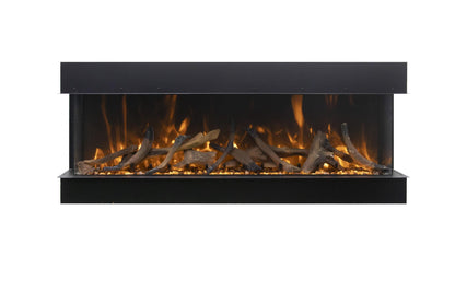 Amantii Tru View Extra Tall XL 72" 3-Sided Indoor / Outdoor Built-in Electric Fireplace