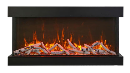 Amantii Tru View Extra Tall XL 72" 3-Sided Indoor / Outdoor Built-in Electric Fireplace
