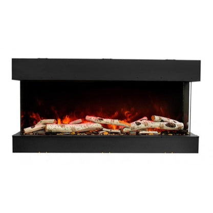Amantii Tru View Slim 30" 3-Sided Indoor / Outdoor Electric Fireplace