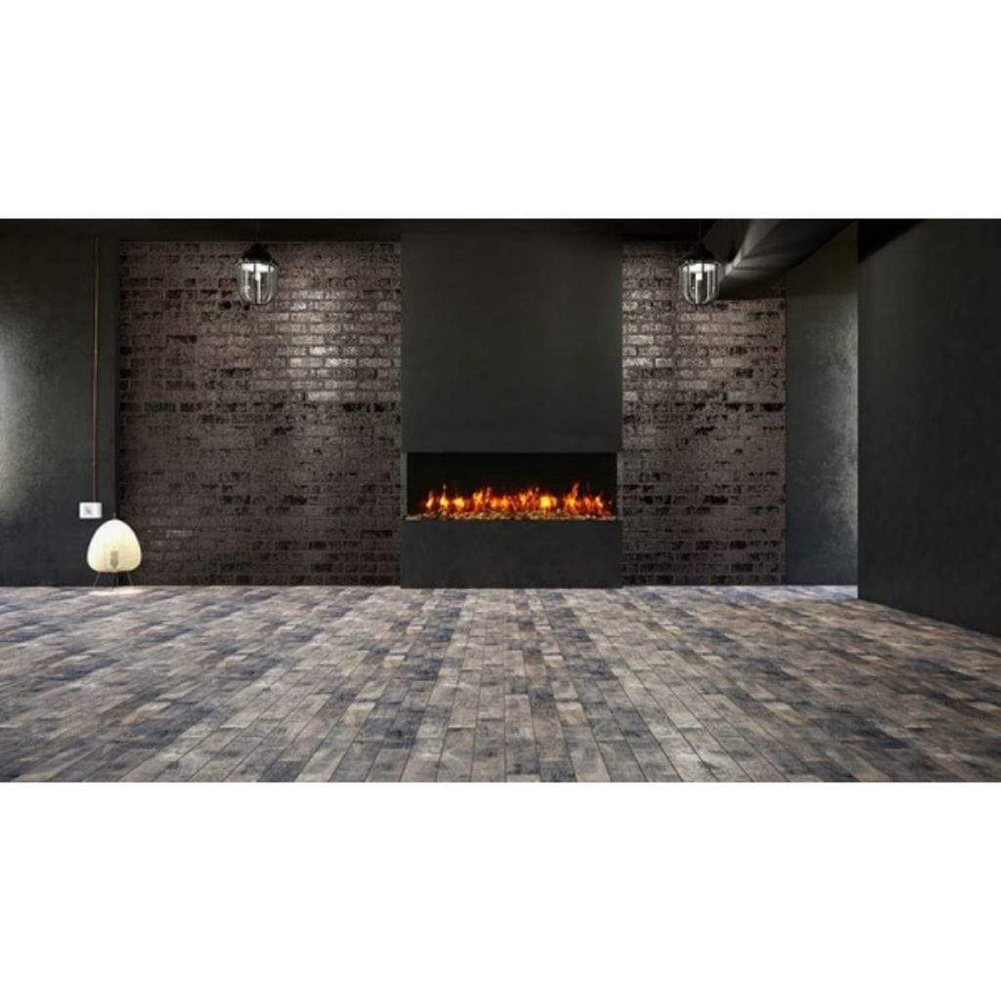 Amantii Tru View Slim 30" 3-Sided Indoor / Outdoor Electric Fireplace