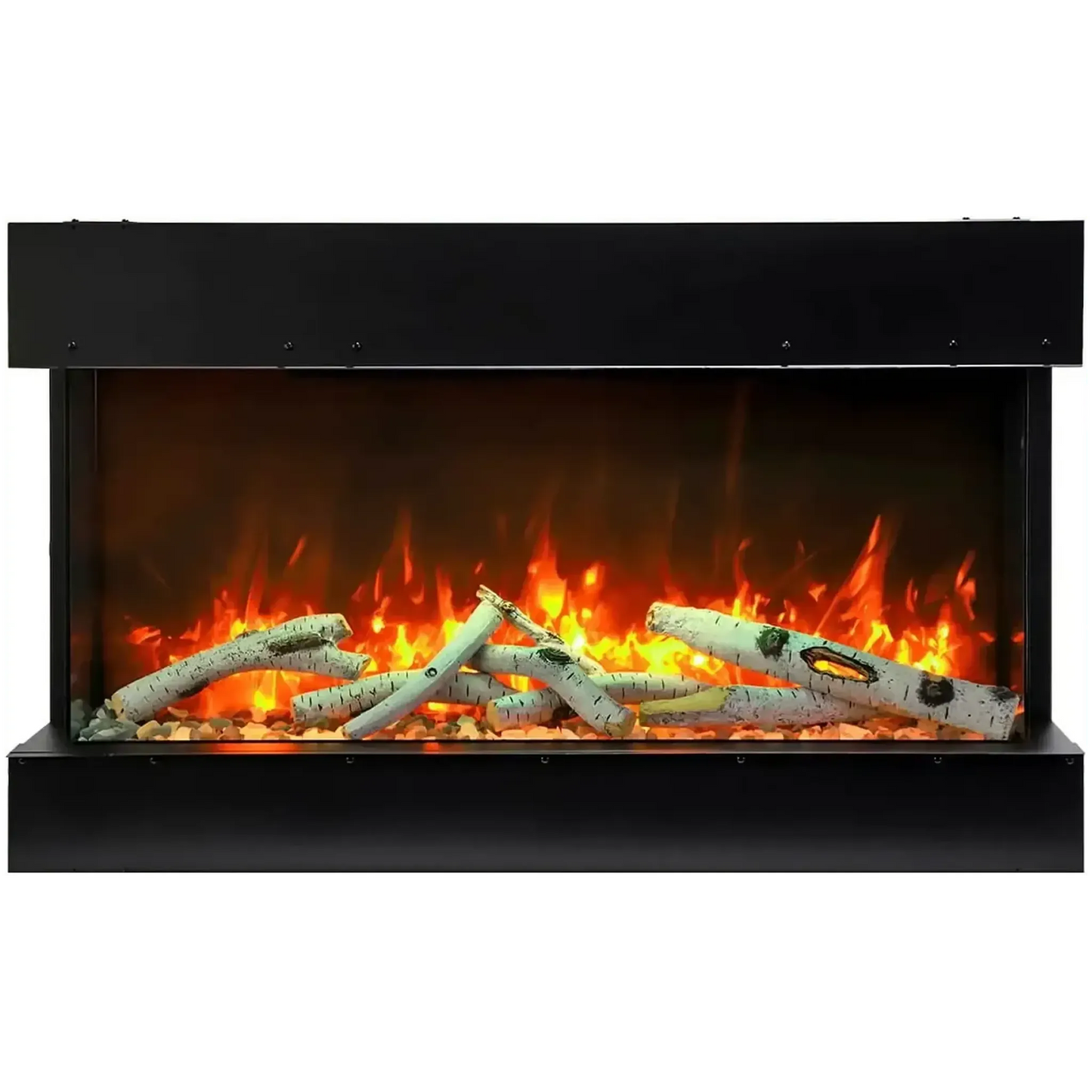 Amantii Tru View Slim 30" 3-Sided Indoor / Outdoor Electric Fireplace