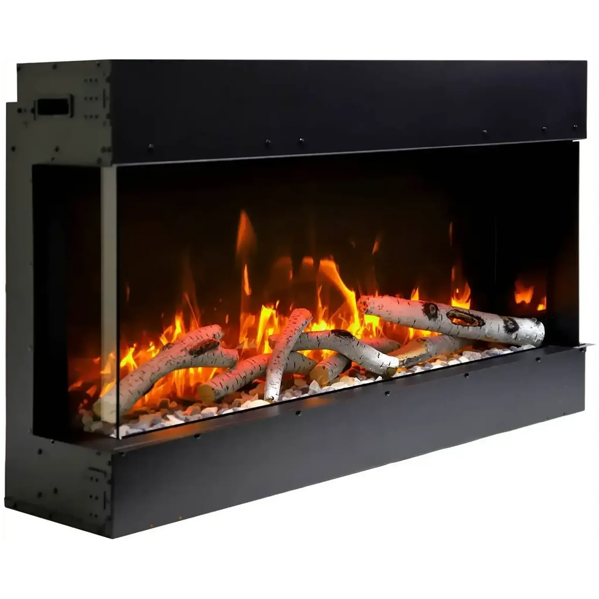 Amantii Tru View Slim 30" 3-Sided Indoor / Outdoor Electric Fireplace