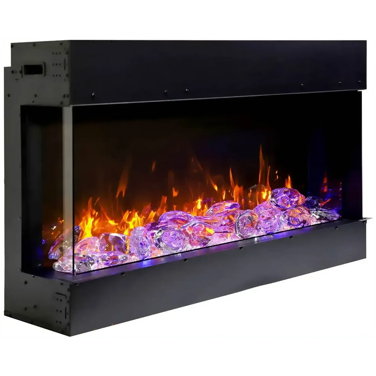 Amantii Tru View Slim 30" 3-Sided Indoor / Outdoor Electric Fireplace