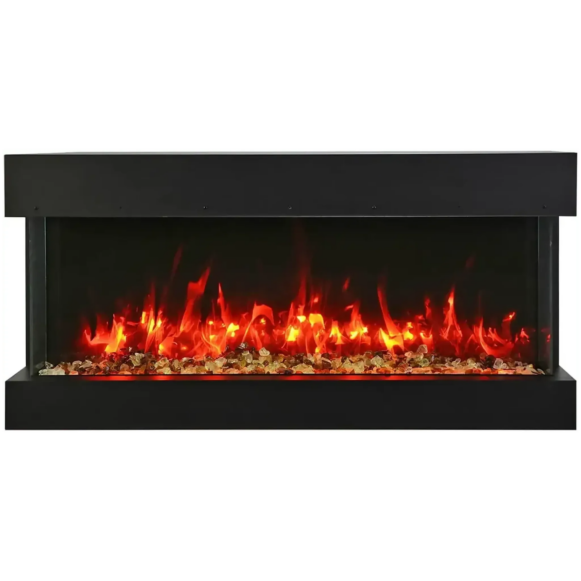 Amantii Tru View Slim 30" 3-Sided Indoor / Outdoor Electric Fireplace