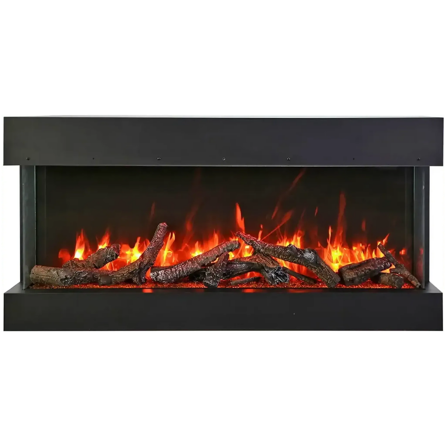 Amantii Tru View Slim 30" 3-Sided Indoor / Outdoor Electric Fireplace