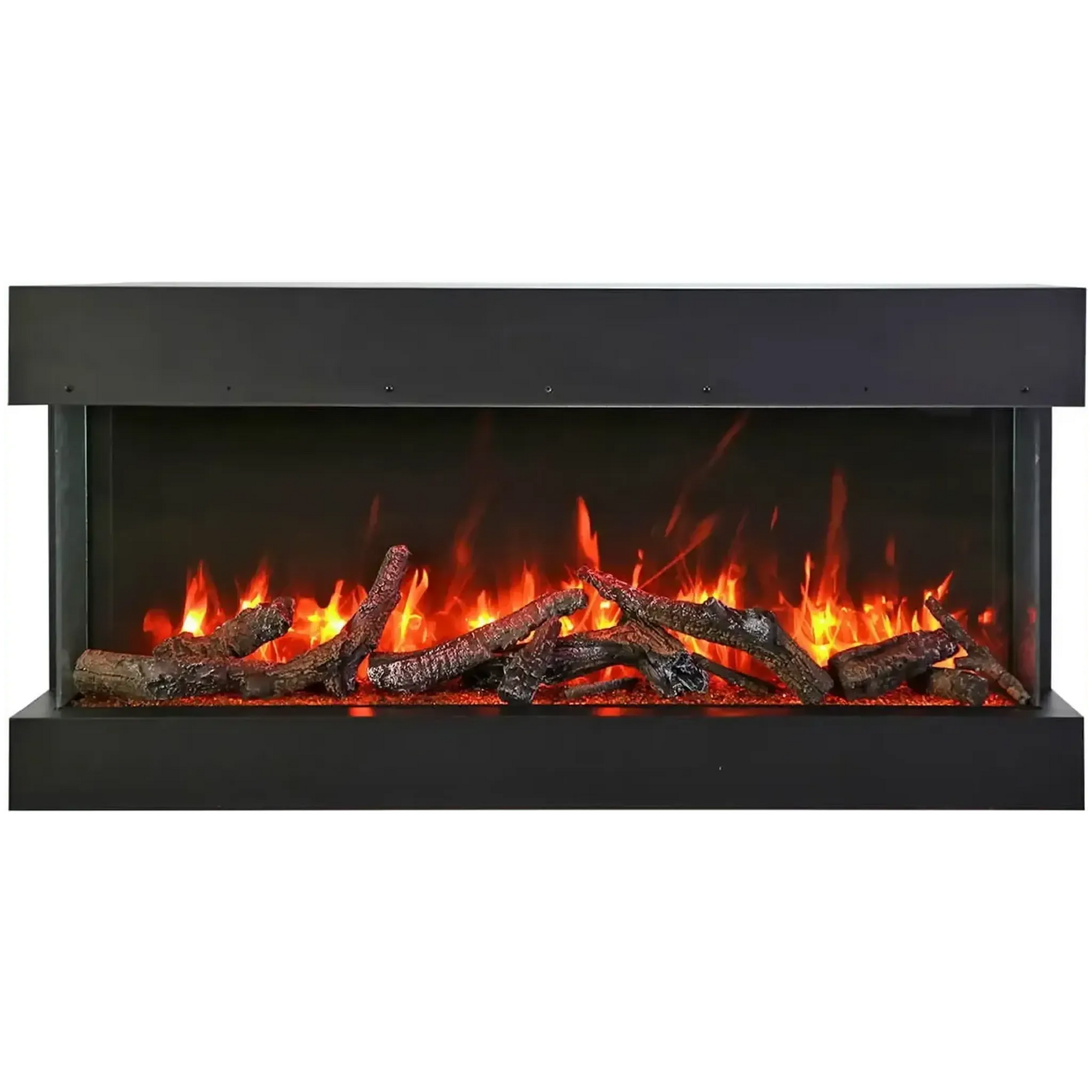 Amantii Tru View Slim 30" 3-Sided Indoor / Outdoor Electric Fireplace