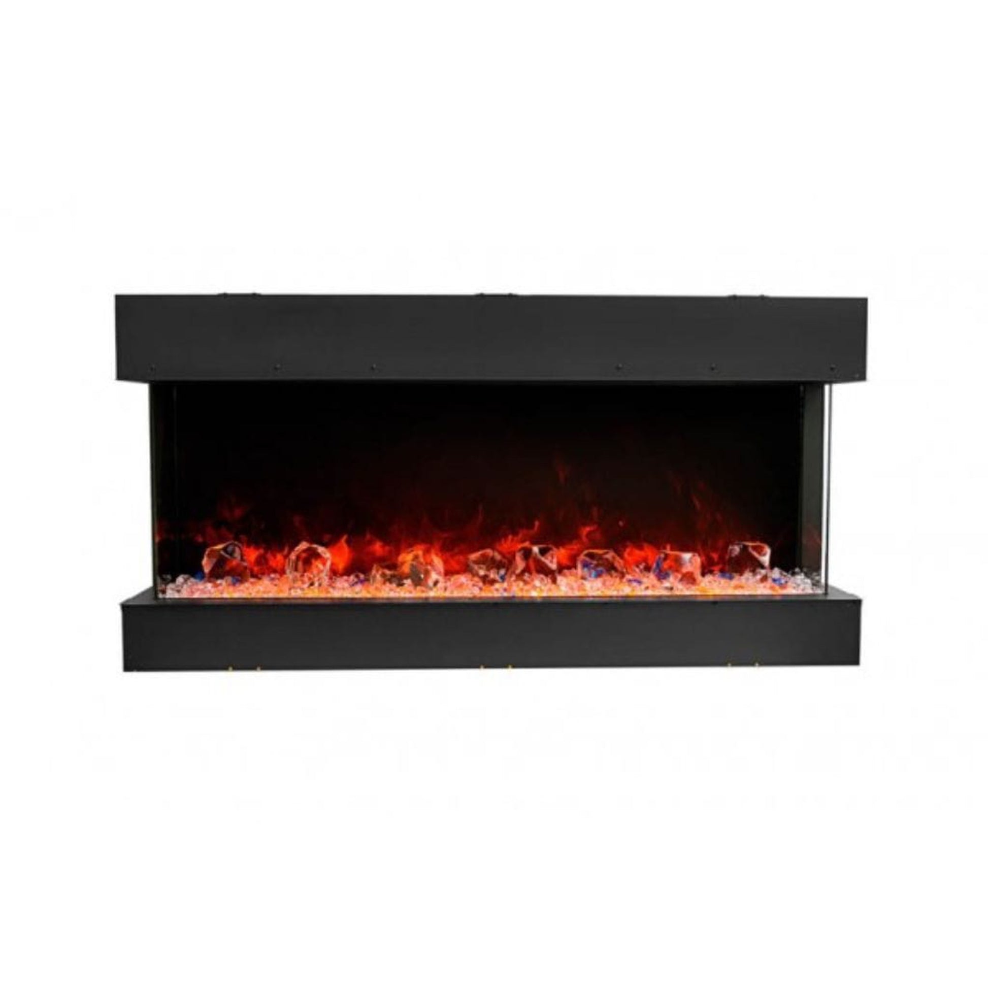 Amantii Tru View Slim 60" 3-Sided Indoor / Outdoor Electric Fireplace