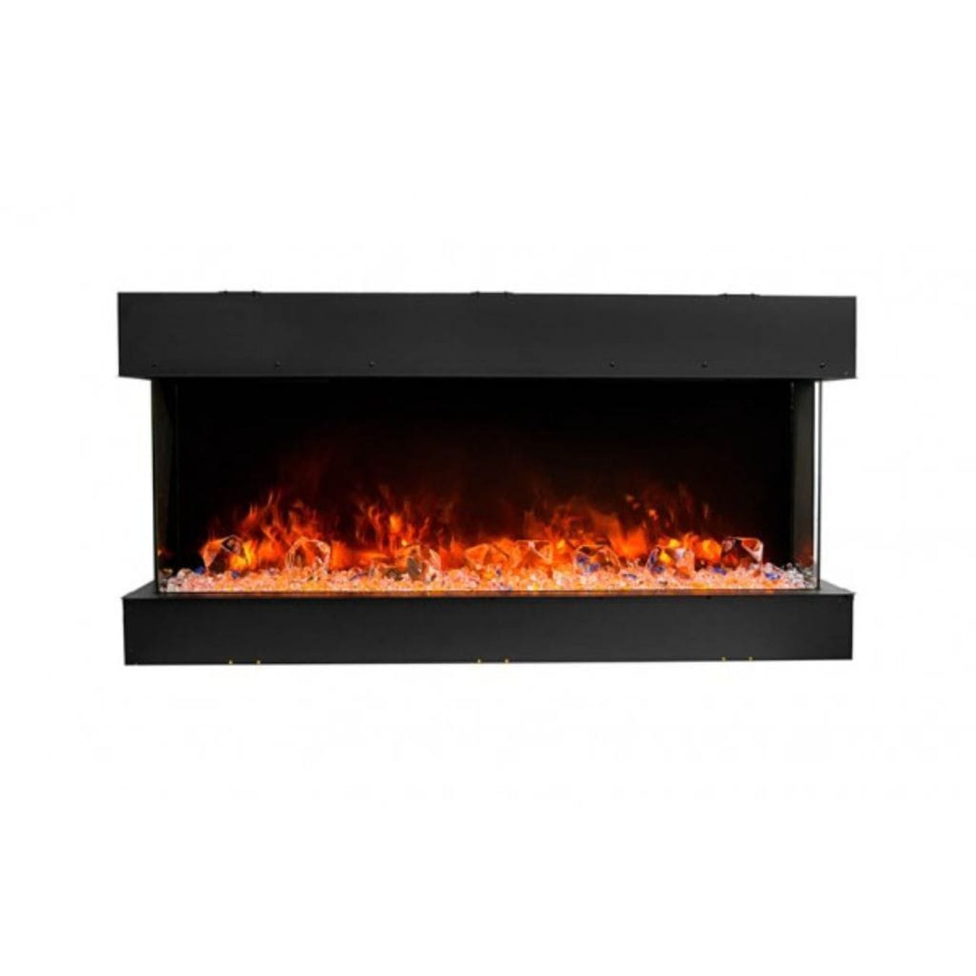 Amantii Tru View Slim 60" 3-Sided Indoor / Outdoor Electric Fireplace