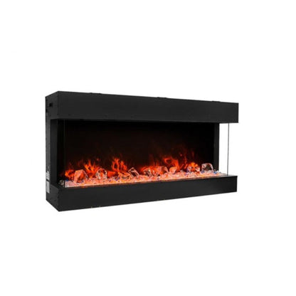 Amantii Tru View Slim 60" 3-Sided Indoor / Outdoor Electric Fireplace