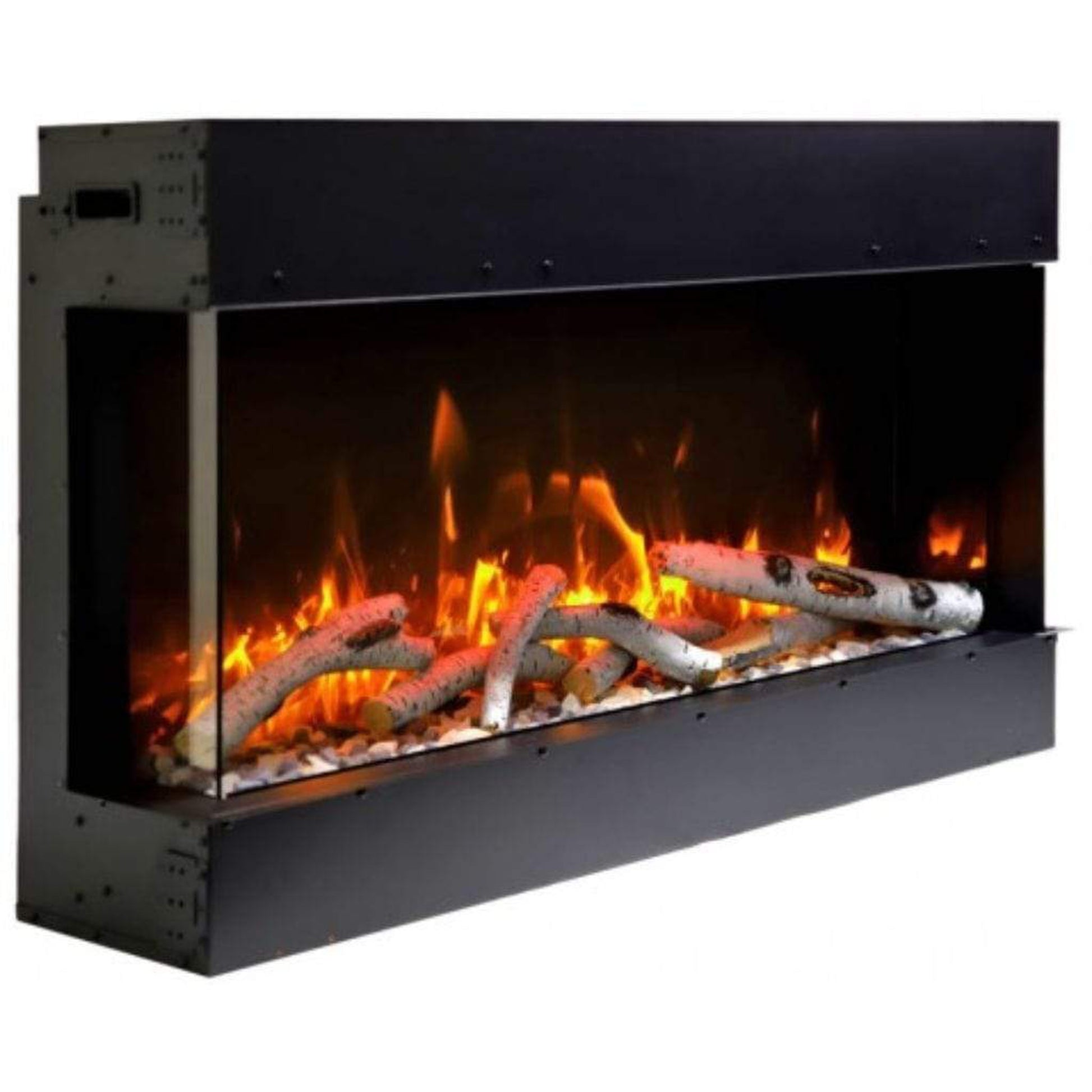 Amantii Tru View Slim 60" 3-Sided Indoor / Outdoor Electric Fireplace
