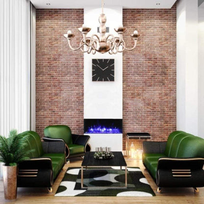 Amantii Tru View Slim 60" 3-Sided Indoor / Outdoor Electric Fireplace