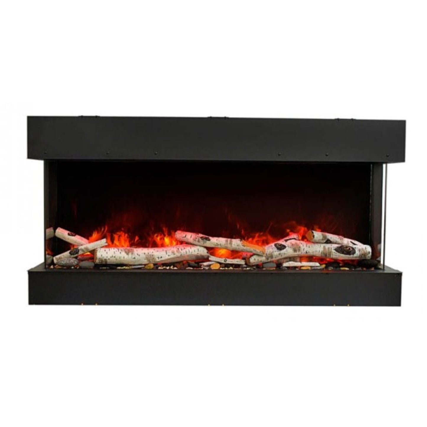 Amantii Tru View Slim 60" 3-Sided Indoor / Outdoor Electric Fireplace