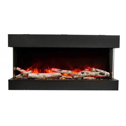 Amantii Tru View Slim 60" 3-Sided Indoor / Outdoor Electric Fireplace