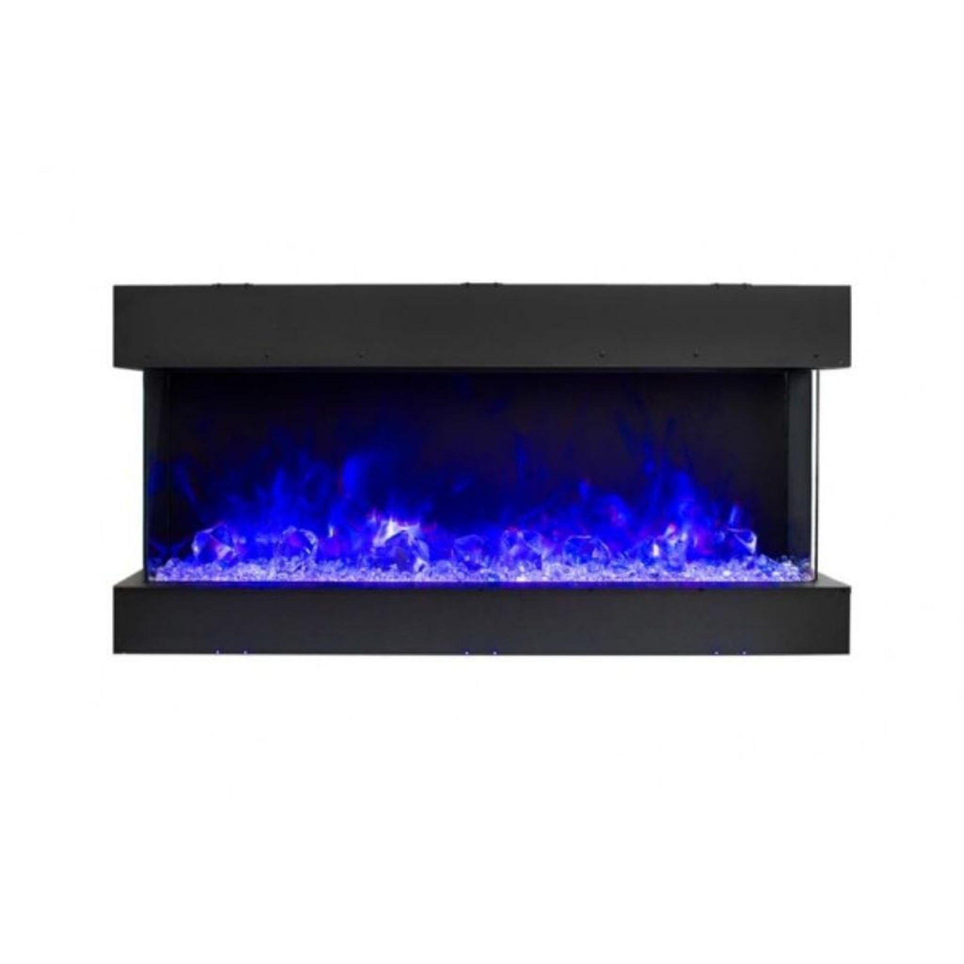 Amantii Tru View Slim 60" 3-Sided Indoor / Outdoor Electric Fireplace